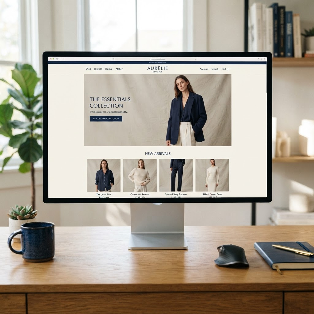 A Shopify fashion storefront designed and built by Kartovate